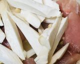 鍋の素＆鶏肉と白菜の豆乳プラス餅うどん鍋作り方2写真