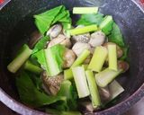 江戸菜とあさりのお吸い物作り方3写真
