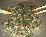 エゴマの葉の甘辛佃煮・保存食作り方6写真