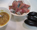 ナスとぶりの揚げ物のネギダレかけ作り方1写真