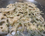 青のりとれんこんの塩きんぴら作り方4写真