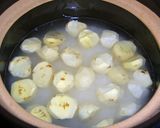 土鍋で炊いた 栗ご飯作り方3写真