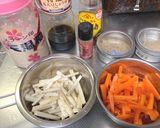 オーガニックの牛蒡で食感のあるきんぴら作り方4写真