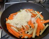 オーガニックの牛蒡で食感のあるきんぴら作り方6写真