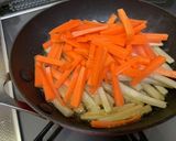 オーガニックの牛蒡で食感のあるきんぴら作り方5写真
