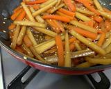 オーガニックの牛蒡で食感のあるきんぴら作り方15写真