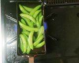 お弁当★スナップエンドウ梅オイル★日持ち作り方1写真