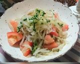 糸寒天とモヤシ、豆苗の茹でサラダ風☆作り方18写真