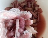ずいきといんげんの胡麻酢味噌和え作り方4写真