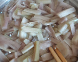 ずいきといんげんの胡麻酢味噌和え作り方5写真
