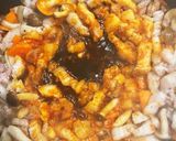 ワンポット 酸っぱいバラ肉と豆腐の炒め物作り方5写真