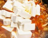 ワンポット 酸っぱいバラ肉と豆腐の炒め物作り方6写真