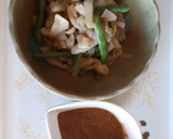 ずいきといんげんの胡麻酢味噌和え作り方9写真