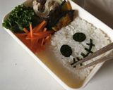 【手抜きキャラ弁】ハロウィン弁当作り方6写真