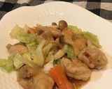 鶏胸肉とキャベツのピリ辛味噌炒め作り方5写真