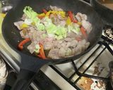 肉肉肉野菜炒め作り方2写真