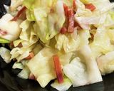簡単！おつまみ焼いかのキャベツ炒め作り方8写真