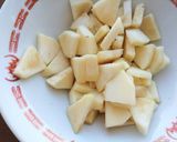 蜂蜜りんご入りシフォンケーキ!炊飯器で♪作り方1写真