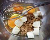 簡単お弁当♪洋風納豆クリチ卵焼き発酵食品作り方1写真