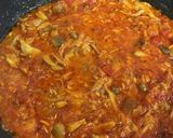 ツナと茸のトマトパスタ｢ボスカイオーラ｣作り方7写真