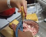 キャベツの油揚げ詰めロールキャベツ風！作り方2写真
