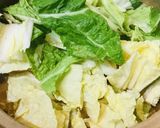 鍋の素＆鶏肉と白菜の豆乳力うどんキムチ鍋作り方1写真