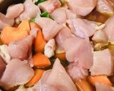 鍋の素＆鶏肉と白菜の豆乳力うどんキムチ鍋作り方2写真