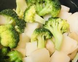 毎日の納豆●塩茹でポテトサラダと作り方1写真
