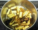 乾燥なす、切干大根、油揚げの煮物作り方4写真