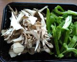 ピーマン・舞茸のきんぴら♪舞茸香る♪作り方1写真