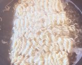 サッポロ一番みそラーメンでカルボナーラ風作り方1写真