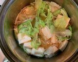 レタスとえのきと豆腐のとろみスープ作り方5写真
