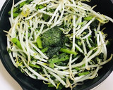 担担麺の素使用 簡単 担々もやし炒め作り方2写真