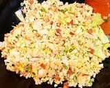 王道！叉焼とレタスの炒飯作り方3写真