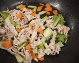 野菜たっぷり～あんかけにゅう麺♪めっけ作り方1写真