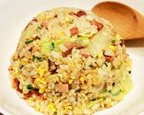 王道！叉焼とレタスの炒飯作り方4写真