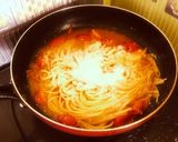 ミニトマトとにんにくのスパゲティ作り方5写真