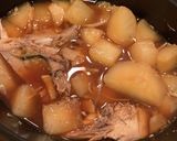 this is ぶり大根　ぶりカマで作る作り方17写真