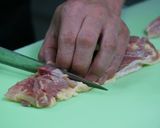 大和肉鶏のすき焼き作り方3写真