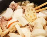 根菜と豚バラのスタミナ煮作り方2写真