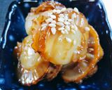 ベビーホタテの照り焼き 蒲焼きのたれで！作り方3写真