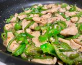 鶏胸肉とピーマンの粒マスタード炒め作り方6写真
