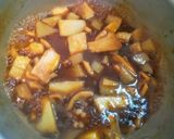 イカの煮物の煮汁を使って詰めないイカ飯作り方2写真