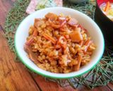 イカの煮物の煮汁を使って詰めないイカ飯作り方7写真