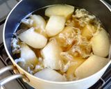 〈くらし薬膳〉梨と白木耳のシロップ煮作り方3写真
