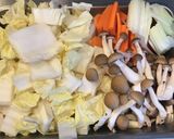 簡単　お野菜たっぷり豆乳味噌スープ作り方1写真