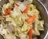 簡単　お野菜たっぷり豆乳味噌スープ作り方3写真