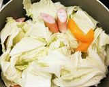 糖質制限！白菜の豆乳生姜スープ作り方1写真