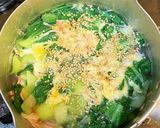 チンゲン菜とカニカマの中華スープ作り方8写真