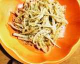 青パパイアのピリ辛エビ塩炒め作り方4写真